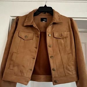 Kut from Kluth Chantria Faux Suede Jacket - Butterscotch